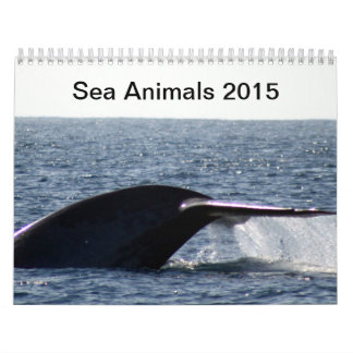 Zee dieren 2015 kalender