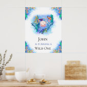 Zee dieren in de oceaan poster (Keuken)