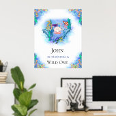 Zee dieren in de oceaan poster (Thuiskantoor)