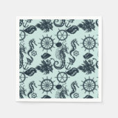  Zee dierpatroon Servet (Voorkant)