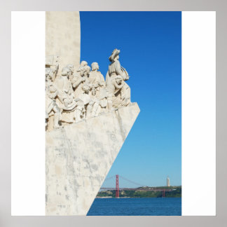 Zee Discovery monument in Lissabon, Portugal Poster