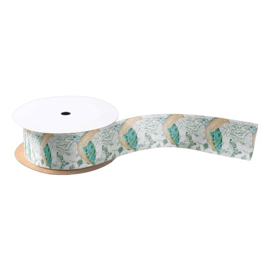 Zee Draai  Kaart wit Lint (Spoel)