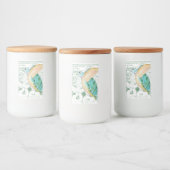 Zee Draai  Kaart wit Voedselcontainer Etiket (Flessen)