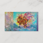 ZEE DRAAK / MAGISCHE VLINDER PLANT VISITEKAARTJE (Achterkant)