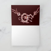 ZEE DRAGON 2 MONOGRAM, rood zwart wit Notitiekaartje (Binnen)