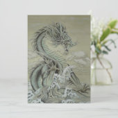 Zee Dragon Bedankkaart (Staand voorkant)