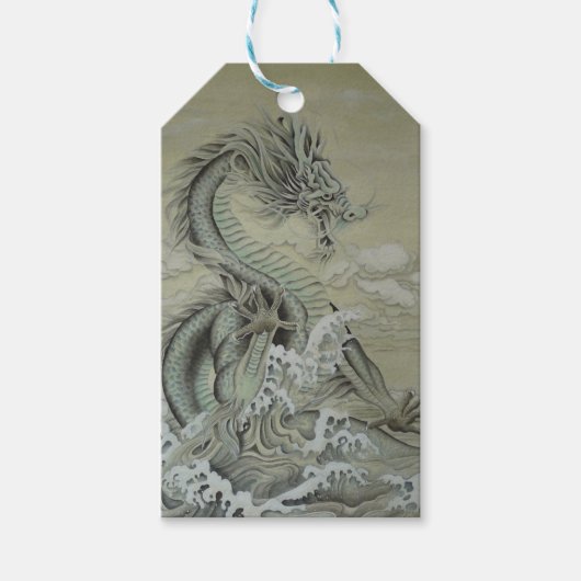 Zee Dragon Cadeaulabel (Voorkant)