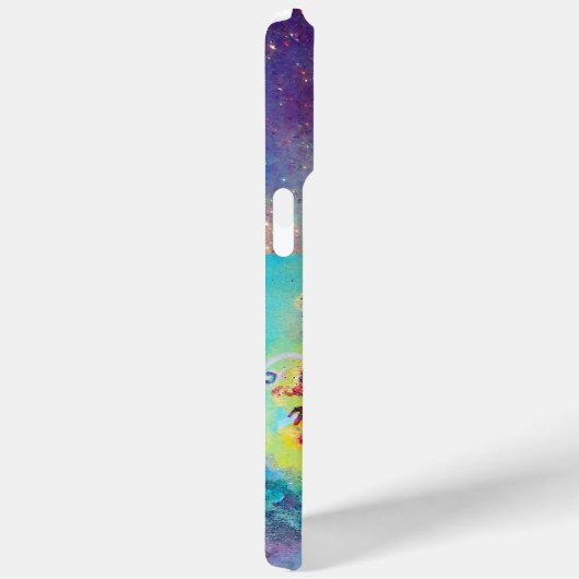 ZEE DRAGON IN GOLD BLUE SPARKLES Case-Mate iPhone CASE (Achterkant / Rechts)