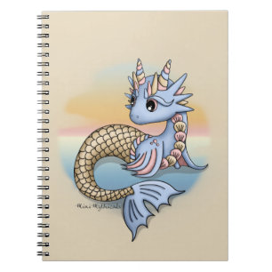 Zee Dragon Sunset Spiral notebook Notitieboek