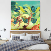Zee Dragons Ocean Avenue Canvas Afdruk (Insitu (Slaapkamer))