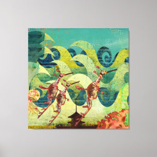 Zee Dragons Ocean Avenue Canvas Afdruk