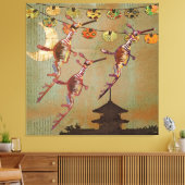 Zee Draken Moonlight Journey Canvas (Insitu (Woonkamer))