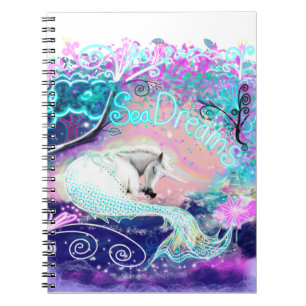 Zee Dreams Unicorn Art Notitieboek