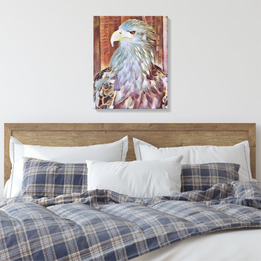 ZEE EAGLE CANVAS AFDRUK (Insitu (Slaapkamer))