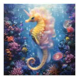 Zee-eenhoorn #2 foto afdruk