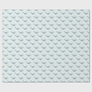 zee Eenhoorn Waterverf Narwhal Cadeaupapier