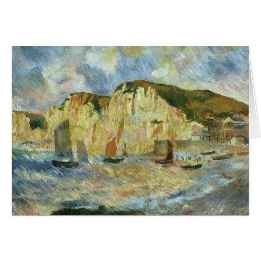 Zee en Cliffs van Pierre Renoir,  Kunst (Voorkant Horizontaal)