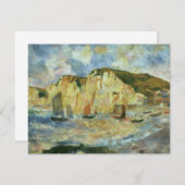 Zee en Cliffs van Pierre Renoir,  Kunst (Voorkant / Achterkant)