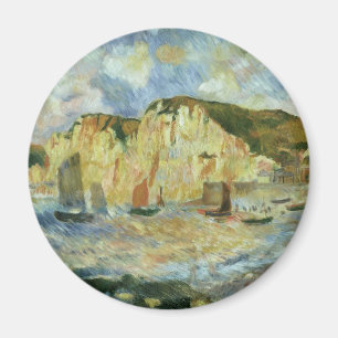 Zee en Cliffs van Pierre Renoir,  Kunst Magneet