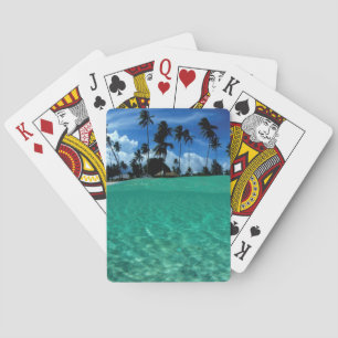 Zee en eiland, Indonesië Pokerkaarten