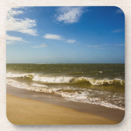 Zee en golven bier onderzetter