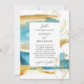 Zee en moderne Waterverf Kaart (Voorkant)