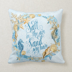Zee- en oceaanpatroon kussen