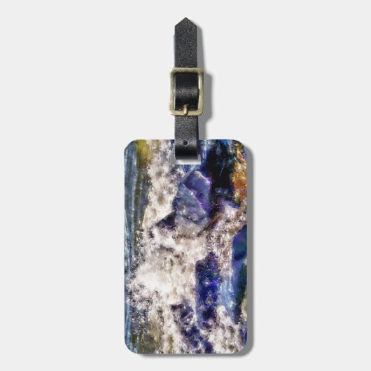 ZEE EN ROKKEN BAGAGELABEL (Voorkant verticaal)