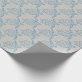 Zee- en schildpad cadeaupapier (Hoek)