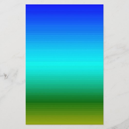 Zee en Sky Blue en Green Gradient Flyer (Voorkant)