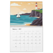 Zee en strand kalender (Feb 2027)