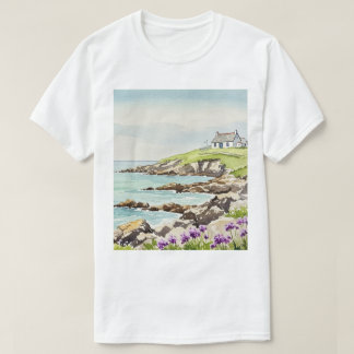 Zee en strand t-shirt