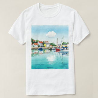 Zee en strand t-shirt