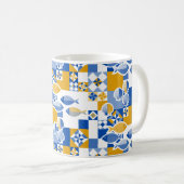 Zee en tegels koffiemok (Voorkant rechts)