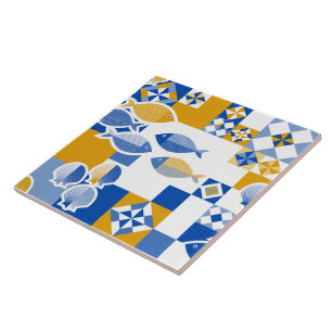 Zee en tegels tegeltje