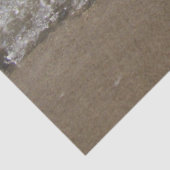 Zee- en zand-band golven tissuepapier (Detail)