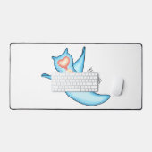 Zee engel cartoon illustratie bureaumat (Keyboard & Muis)