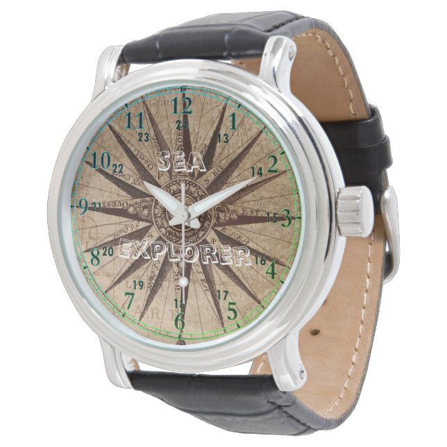 Zee Explorer eWatch Horloge (Gekanteld)