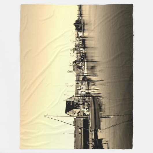 ZEE FLEECE DEKEN (Voorkant)