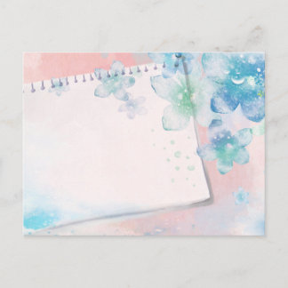 Zee Foam Flower Mist Coastal Destiny's Destiny Briefkaart