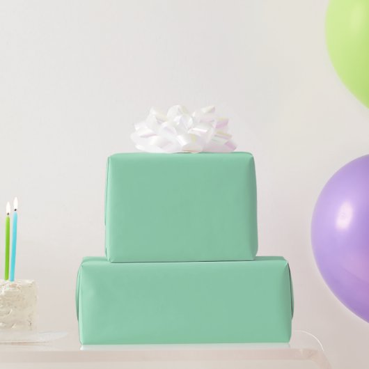 Zee Foam Green Wrapping Paper Cadeaupapier (Feestgeschenken)