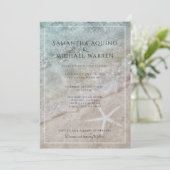 Zee Foam Sand Ocean Beach Weddenschap Kaart (Staand voorkant)