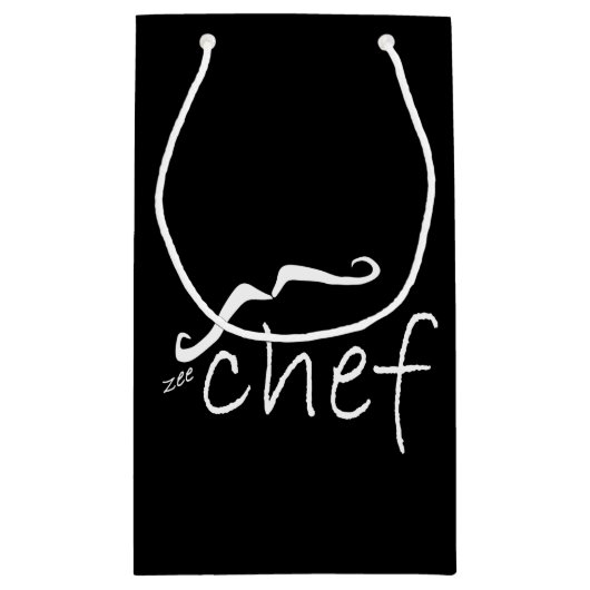 Zee Franse Chef Black SGB Klein Cadeauzakje (Achterkant)