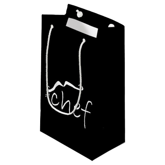 Zee Franse Chef Black SGB Klein Cadeauzakje (Voorkant Gekanteld)