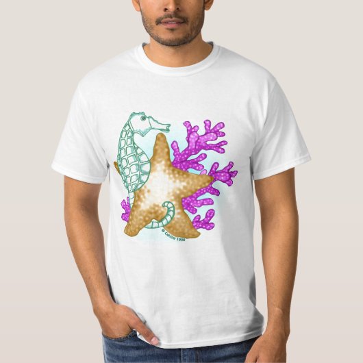 Zee Friends Seahorse t shirt (Voorkant)