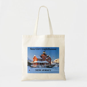 Zee Girt Lighthouse, New Jersey Canvas tas