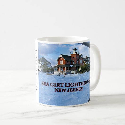 Zee Girt Lighthouse, New Jersey Mok (Voorkant rechts)