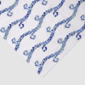 Zee glas - blauwe golven tissuepapier (Detail)