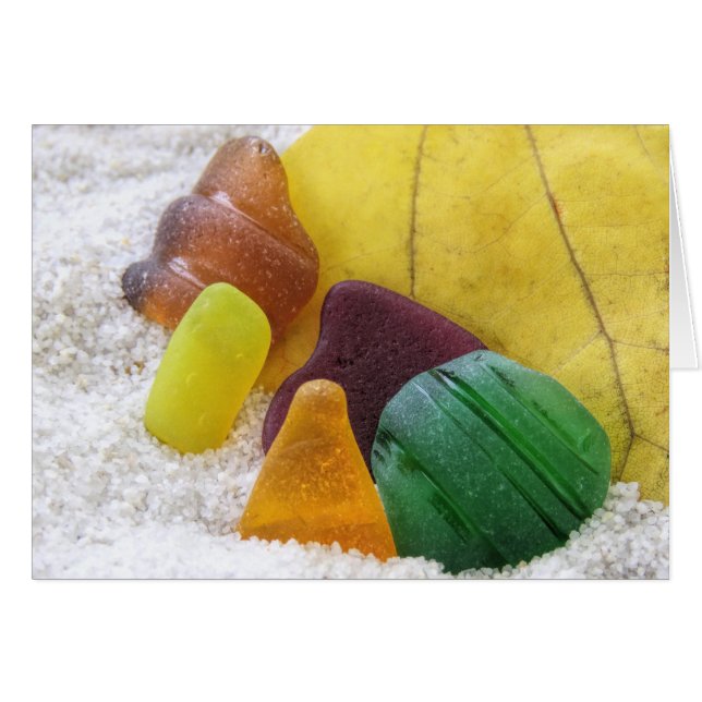 Zee Glas in valkleuren (Voorkant Horizontaal)