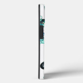 Zee glas kleurt bloemen en bling Case-Mate iPhone case (Achterkant / Rechts)